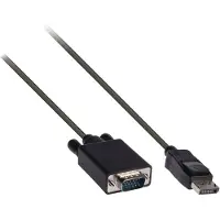 Value Kabel DisplayPort-VGA, DP ST - VGA ST, schwarz, 3 m