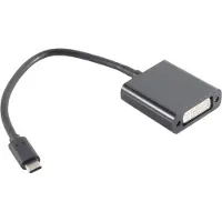 S-Impuls Adapter USB Typ C-Stecker 3.1 auf DVI 24+5 Buchse