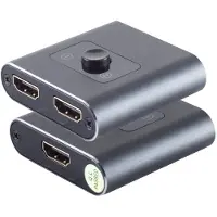 S-Impuls [AI generated title] Hdmi Switch 2X1 Bidirectional Metal 4K60Hz