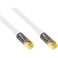 GOOD CONNECTIONS SAT Antennenkabel SmartFLEX, F-Stecker an F-Stecker, vergoldet, vierfach geschirmt, Schirmmass 120dB