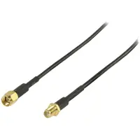 Nedis Antennenkabel | SMA-Stecker | SMA-Buchse | Vergoldet | 50 Ohm | Einzeln geschirmt | 3.00 m | R