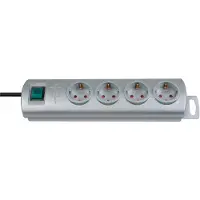 Brennenstuhl Primera-Line Steckdosenleiste 4-fach silber 1,5m H05VV-F 3G1,5, 1153390124