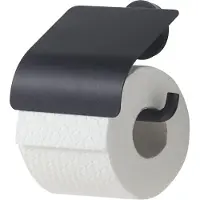 Tiger Toilettenpapierhalter Urban Klappe Schwarz