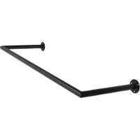 Loft42 Kyra Wandkleiderständer – Metall – 90 x 30 x 2,5 cm