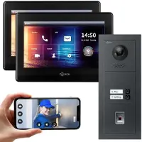 Balter EVO HD 7" Videostation Weiß (Touchscreen HD-Bildschirm, 2-Draht BUS, Plexiglas)