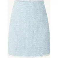 Lk bennett Karis Tweed Mini Skirt Blue/cream Größe: 12 | Miniröcke Outlet | Damen | Blau