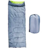24.Se Schlafsack Enveloppe Grau/Gelb 190x72cm