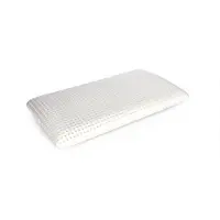 Talamo Italia Bed Cushion. High Quality Memory Foam Pillow. Made In Italy. Hypoallergenic. Ergonomic. 1000 Holes. Breathable. 70x39xh10cm Weiß