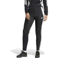 Adidas Trainingshose PERFORMANCE "TIRO 24", Damen, Gr. XL, N-Gr, schwarz-weiß (schwarz, weiß, normal, gr.), Obermaterial: 100% Polyester, Hosen Trainingshose