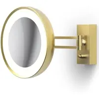DECOR WALTHER Schminkspiegel BS 36 LED Gold Matt (7x magnification)