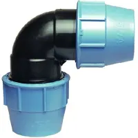 Unidelta | 90° Winkelstück - 75 mm - PE - Hochwertig - Zuverlässig - Für Trinkwasserinstallation