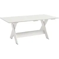 HAY - Crate Dining Table, L 180 cm, white