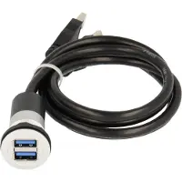 Schlegel 2 x USB 3.0 Buchse A - 2 x USB 3.0 Stecker A RRJ 2USB3 Inhalt: 1 St.