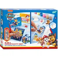 Totum PAW Patrol 2 In 1 Creativity Set, Bastelset für Kinder, 5 Jahr(e), Mehrfarbig
