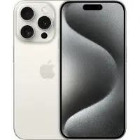 Apple iPhone 15 Pro , 15,5 cm (6.1"), 2556 x 1179 Pixel, 256 GB, 48 MP, iOS 17, Titan, Weiß