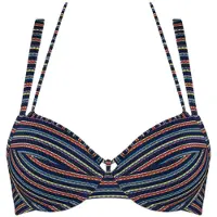 Marlies Dekkers Badmode Push Up Bikini BH Holi Vintage | Grösse: 70E | Farbe: Navy-Blau/Print