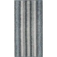 Cawö Handtuch Unique Stripes Anthracite (3er Set)