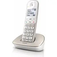Philips XL4901 Strahlungsarmes Schnurlostelefon, Rufnummernanzeige, Freisprechfunktion, DECT