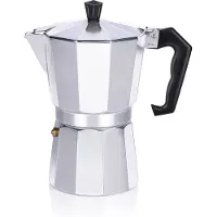 Sonstiges Kaffeekocher für 6 Tassen à ca. 30 ml, Percolator, für Feuer, Gas- oder E-Herd, Filtereinsatz, Sicherheitsventil, hitzebeständiger Griff