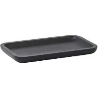 Aquanova Seifenschale Cole Black 15,5 x 25,4 cm