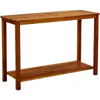 vidaXL Garten Konsolentisch 110x40x75 cm Massivholz Akazie