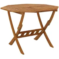 vidaXL Klappbarer Gartentisch 90x75 cm Massivholz Akazie