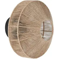 Light & Living Rattan-Wandleuchte Lyra Ø 31cm