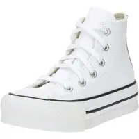 Converse Sneaker "CHUCK TAYLOR ALL STAR EVA LIFT LEATHER PLATFORM", Mädchen, Gr. 32, weiß (weiß, natural ivory, schwarz), Leder, Schuhe Sneaker