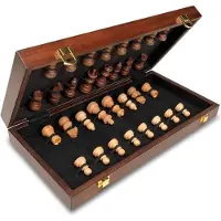 Cayro Faltbares Marketerie-schach Plus Brettspiel