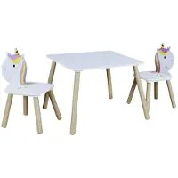Home Deco Kids tisch und 2 Stühle einhorn lily