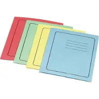 Esselte 3-Klappen-Manilla-Mappen im A4-Format, buntes Papier