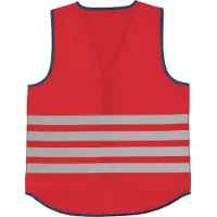 ABUS Day Rd Reflective Vest Rot M Mann