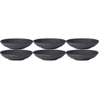 Villeroy & Boch Schale Manufacture Rock Flach 24 cm (6-teilig)