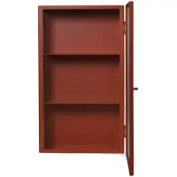 Ferm Living Haze Hängeschrank Oxide Red - , Rot, Metall