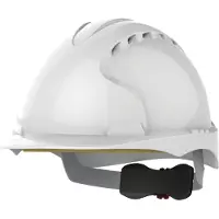 Jsp Kulta Schutzhelm EVO3 Revolution, EN 397, gelb, PE, 6-Punkt-Gurtband, Drehradverschluss, ca. 375 g