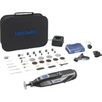 Dremel 8240, Kabelloses Multifunktionswerkzeug, 1 x 12-V-2Ah-Akku, 45 Zubehören