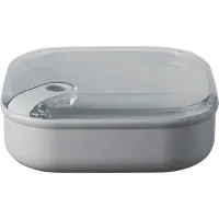 Omada Brotdose Pull Box Quadratisch Niedrig Grau 1L