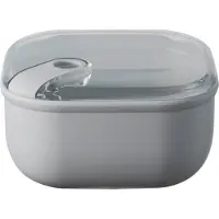 Omada Brotdose Pull Box Quadratisch Grau 1L