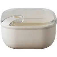 Omada Brotdose Pull Box Quadratisch Beige 1L