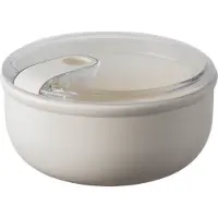 Omada Brotdose Pull Box Rund Beige 750 ml