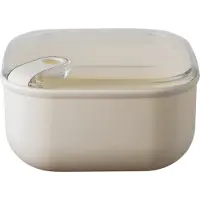 Omada Brotdose Pull Box Quadratisch Beige 2L