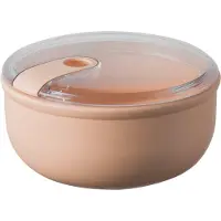 Omada Brotdose Pull Box Rund Pink 750 ml