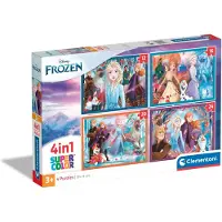 Clementoni Supercolor 4 in 1 - Disney Frozen 2, Puzzle
