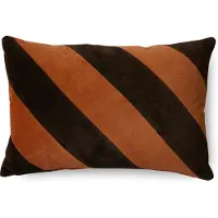 HK Living - Striped Samt-Kissen, 60 x 40 cm, september