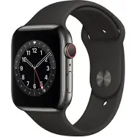 Apple Watch Series 6 - 44mm Cellular Edelstahl - Always-on-Display GPS ECG - Grau