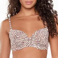 Lingadore Gemoldefer Bikini BH Crazy wild & fun | Grösse: 85B | Farbe: Braun/Print