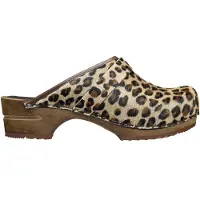 Sanita Clog Caroline Leopard Damen-Schuhgröße 37