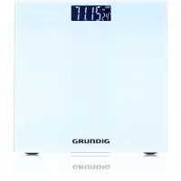 Grundig 16412/16425 Elektronische Personenwaage, max. 180 kg Tragkraft, LED-Infodisplay