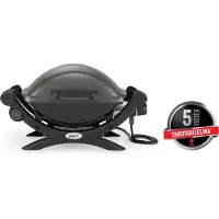 Weber Q 1400, 2200 W, Grill, Elektro, Tisch, Feuerrost, Grau