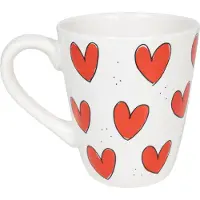 Blond Amsterdam Becher Rote Herzen in Bunt - 350 ml | Gr.: onesize